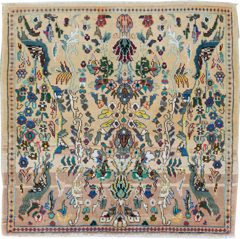 Vintage Persian Tabriz Rug, No.27361 - Gss