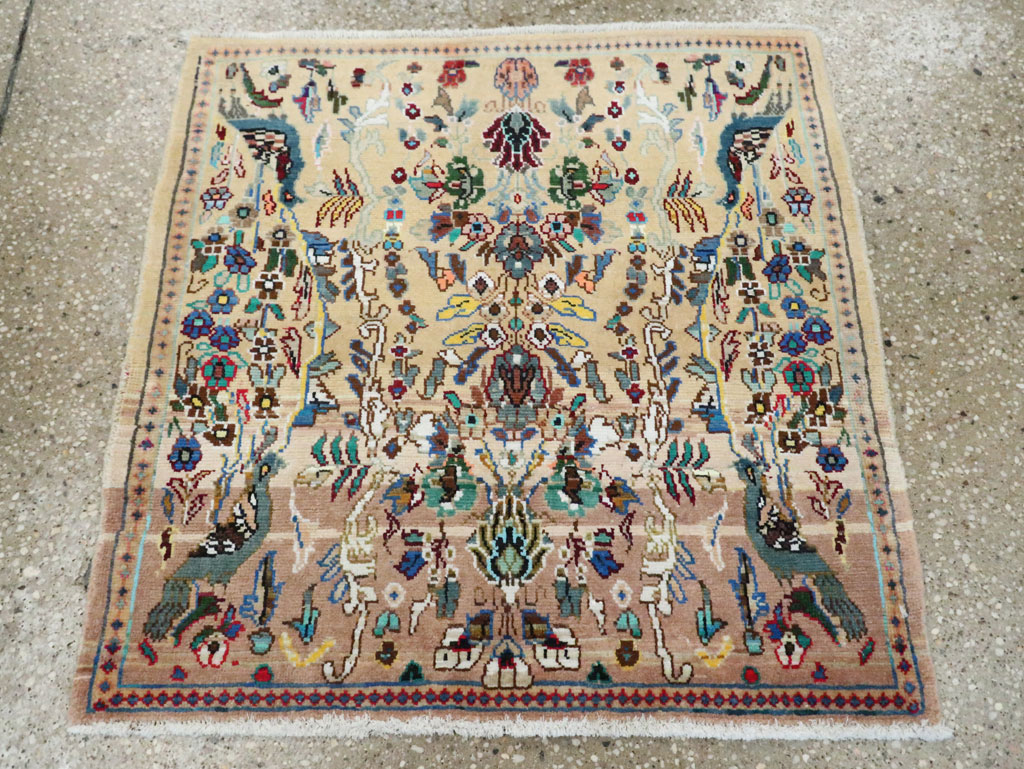 Vintage Persian Tabriz Rug, No.27361 - Gss