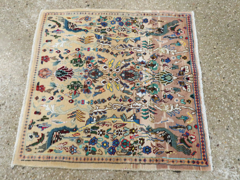 Vintage Persian Tabriz Rug, No.27361 - Gss