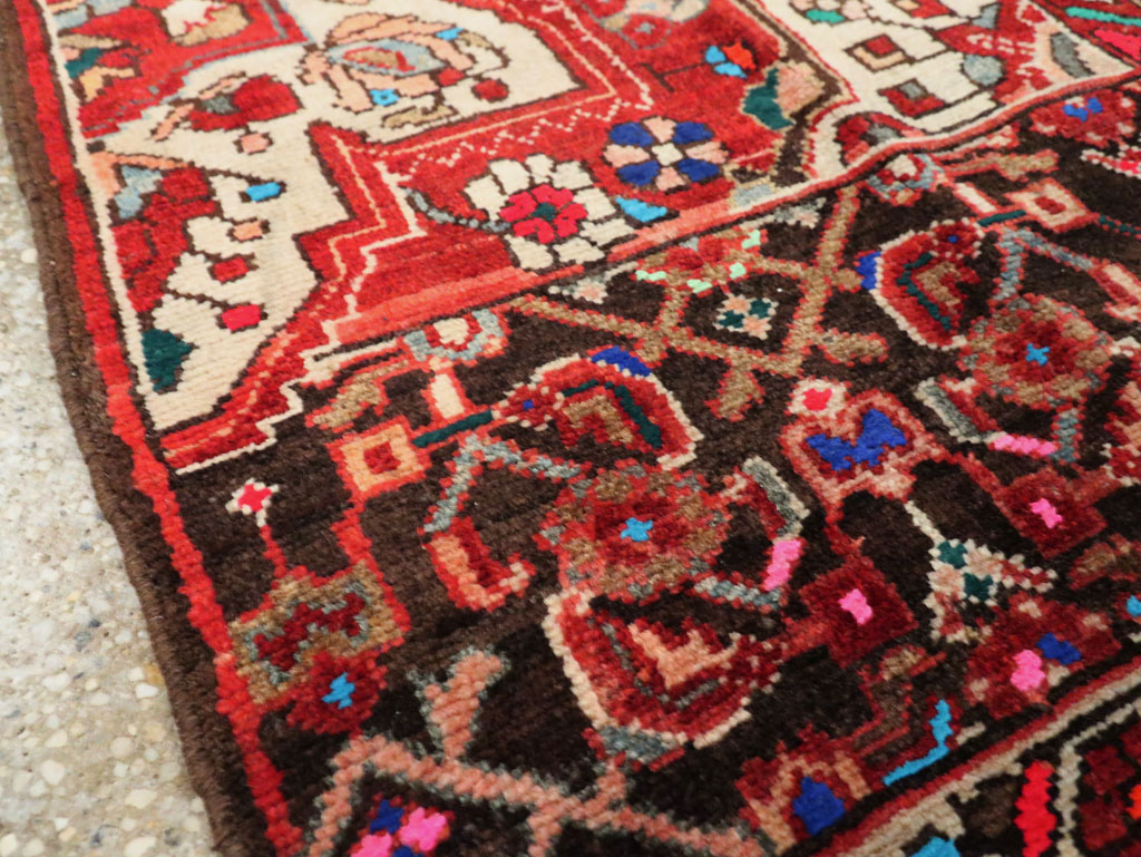 Vintage Persian Wagireh Hamdan Rug, No.27364 - Gss