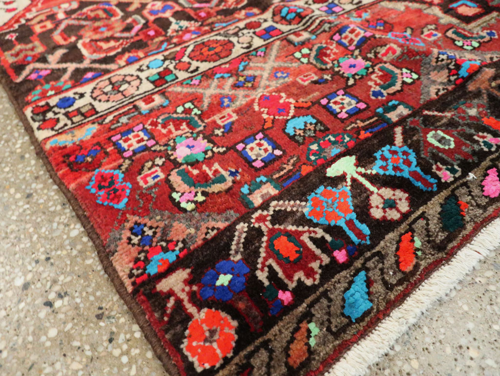 Vintage Persian Wagireh Hamdan Rug, No.27364 - Gss