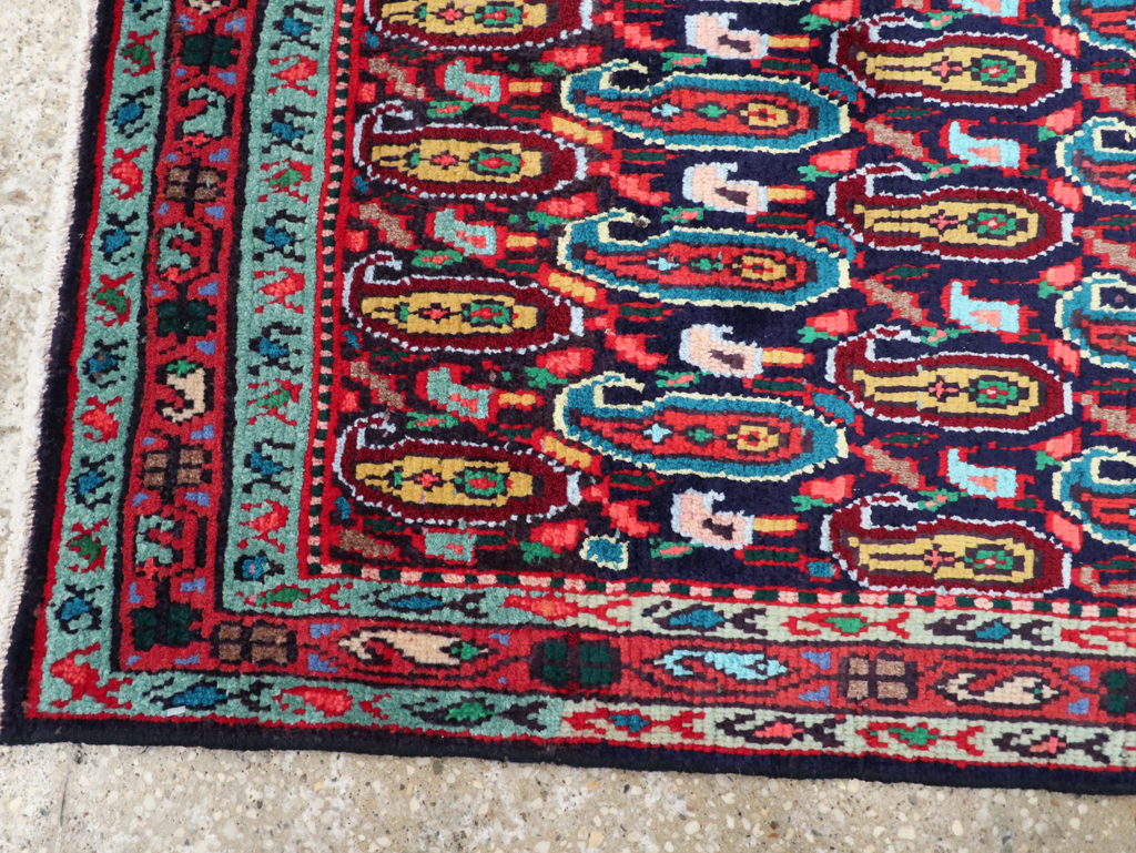 Vintage Persian Hamadan Rug, No.27365 - Gss