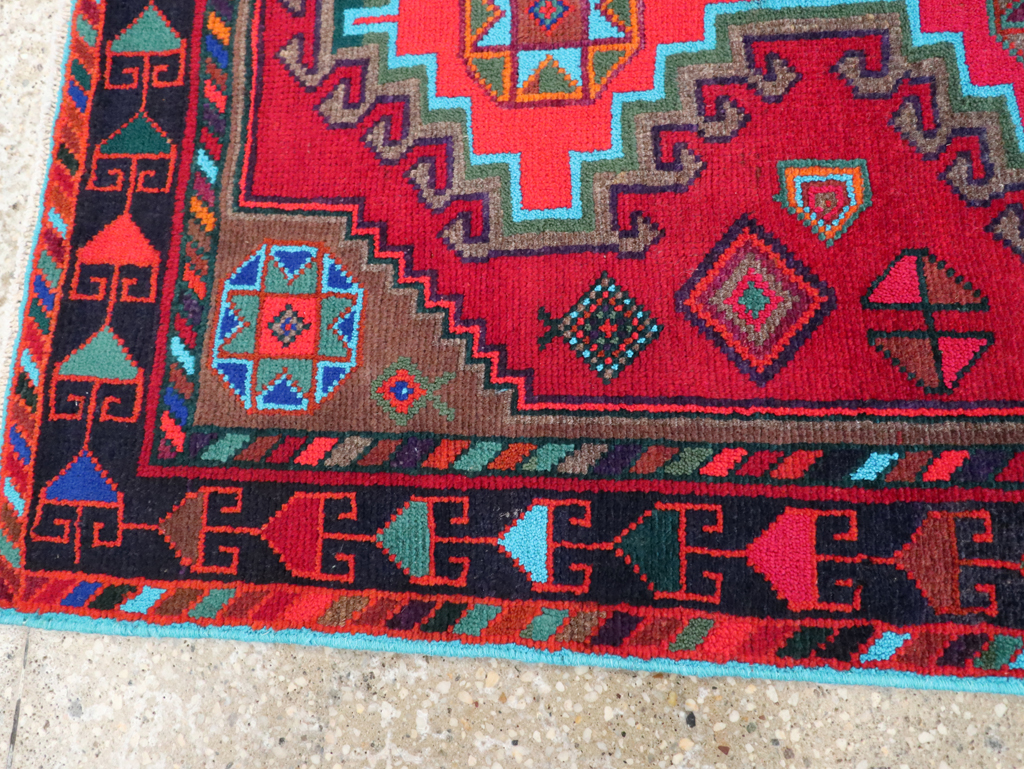 Vintage Persian Hamadan Rug, No.27370 - Gss