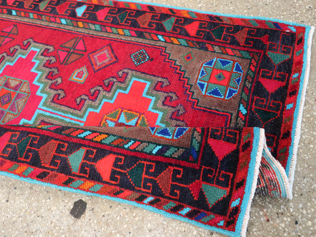 Vintage Persian Hamadan Rug, No.27370 - Gss