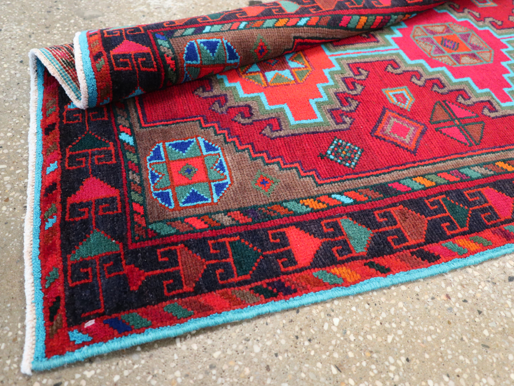 Vintage Persian Hamadan Rug, No.27370 - Gss