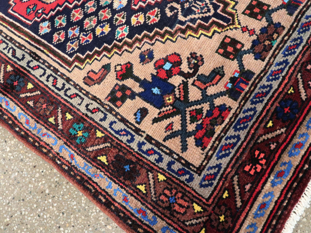 Vintage Persian Hamadan Rug, No.27371 - Gss