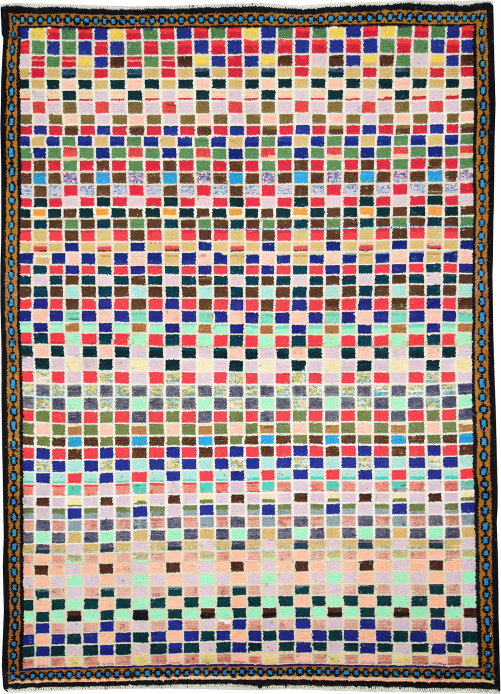 Vintage Persian Mahal Rug, No.27372 - Gss