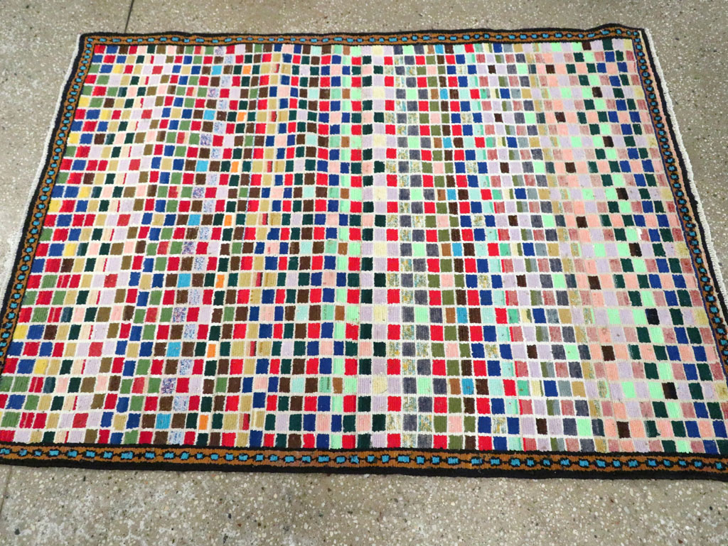 Vintage Persian Mahal Rug, No.27372 - Gss