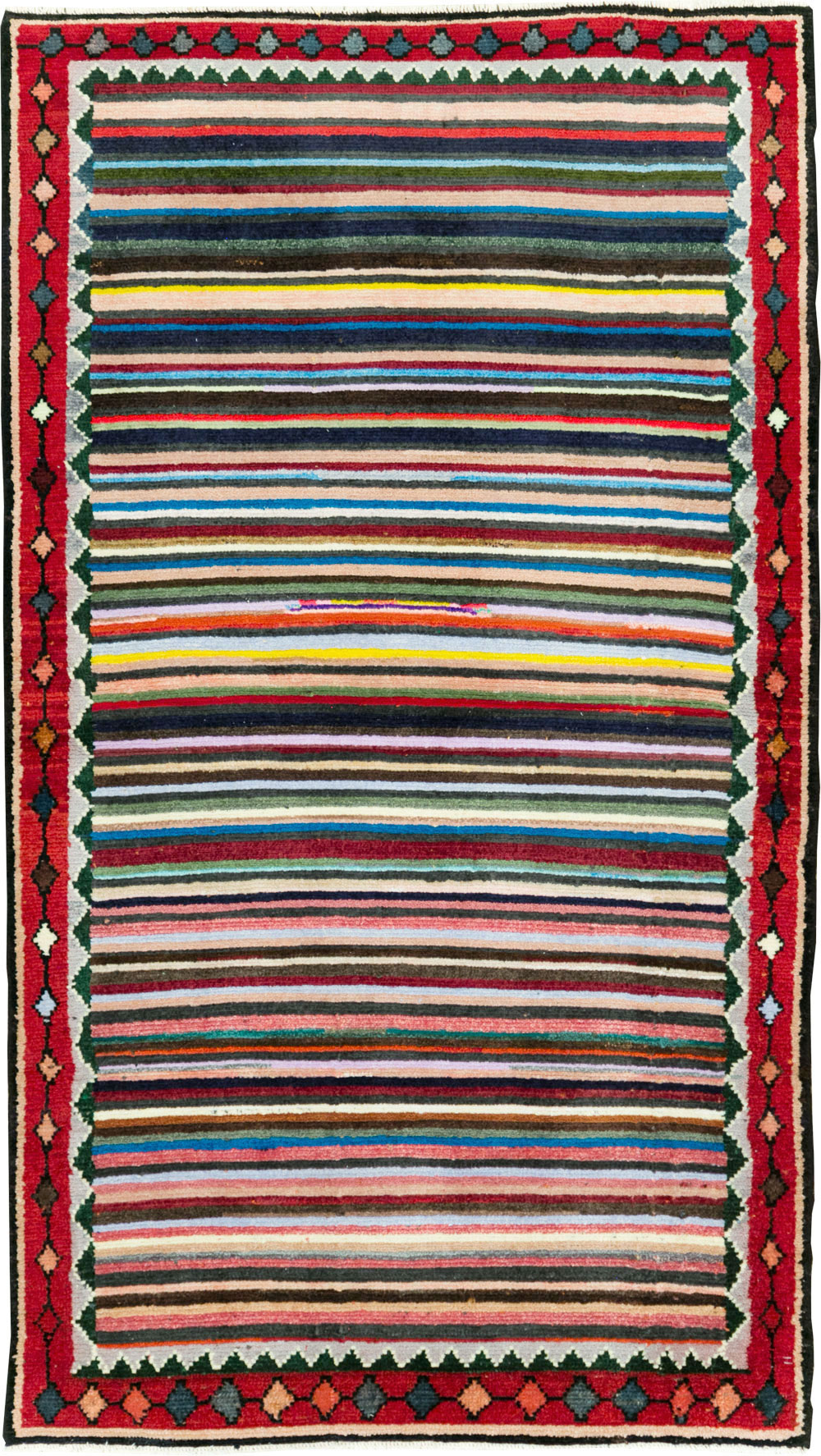 Vintage Persian Hamadan Rug, No.27374 - Gss