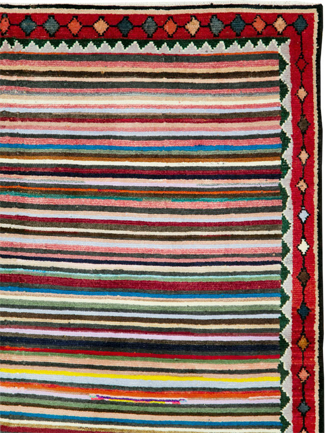 Vintage Persian Hamadan Rug, No.27374 - Gss