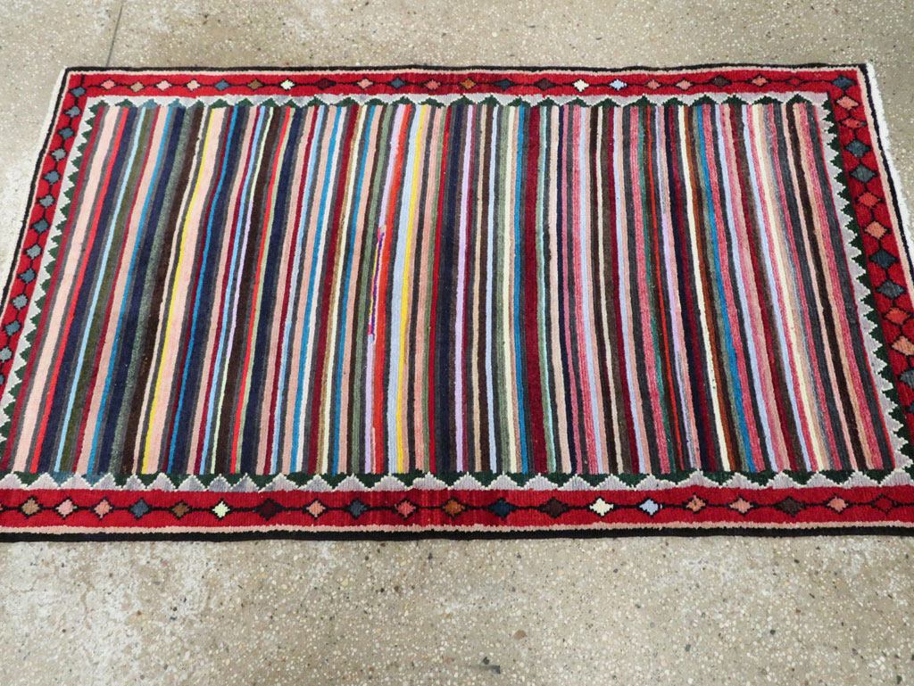 Vintage Persian Hamadan Rug, No.27374 - Gss