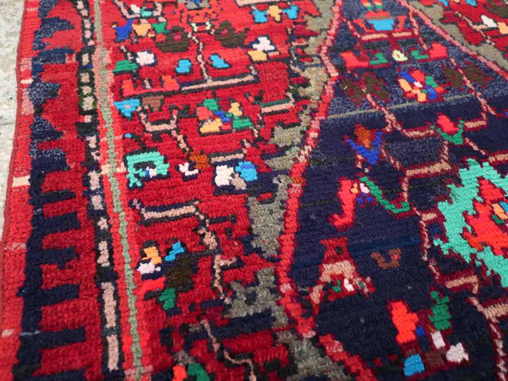 Vintage Persian Hamadan Rug, No.27375 - Gss