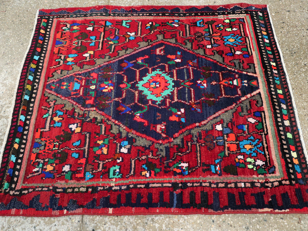 Vintage Persian Hamadan Rug, No.27375 - Gss