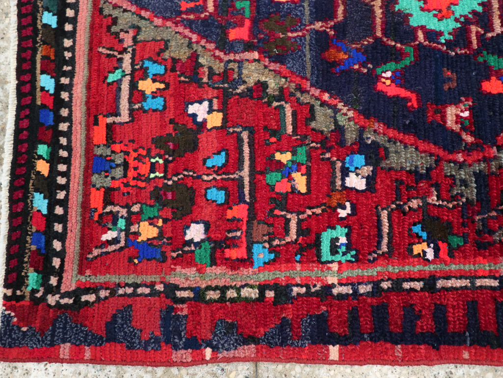 Vintage Persian Hamadan Rug, No.27375 - Gss