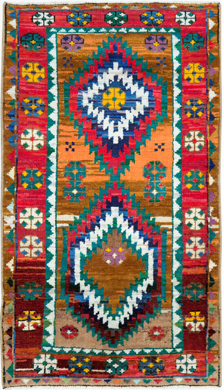 Vintage Persian Malayer Rug, No.27376 - Gss