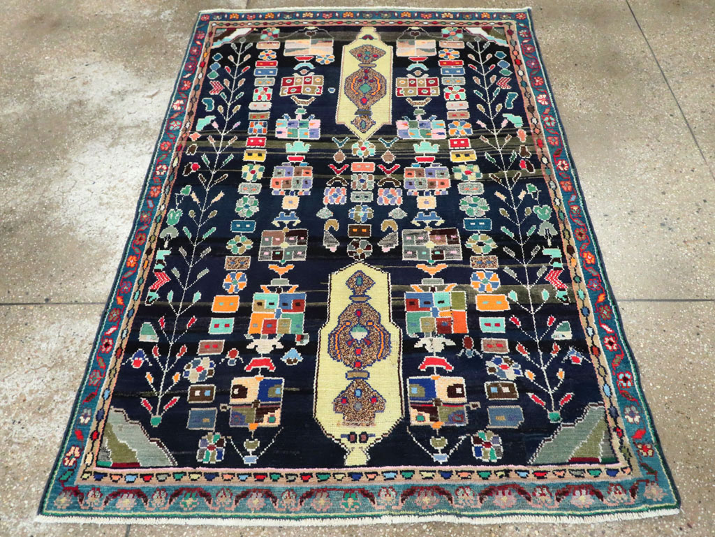 Vintage Persian Malayer Rug, No.27382 - Gss