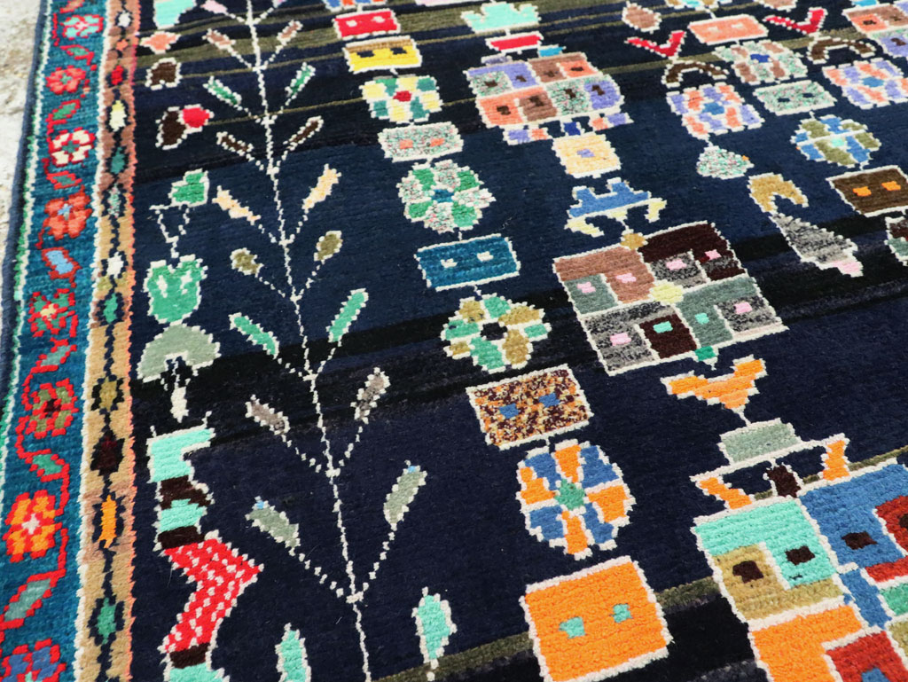 Vintage Persian Malayer Rug, No.27382 - Gss