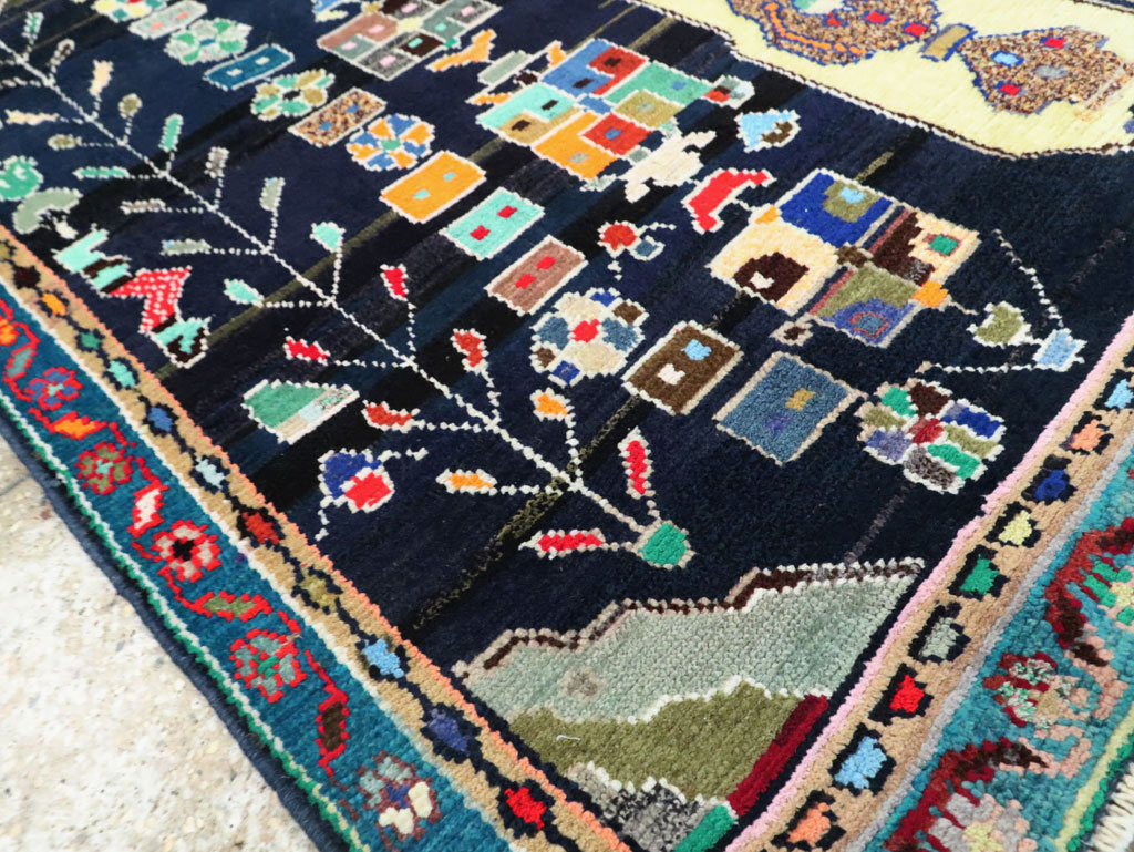 Vintage Persian Malayer Rug, No.27382 - Gss