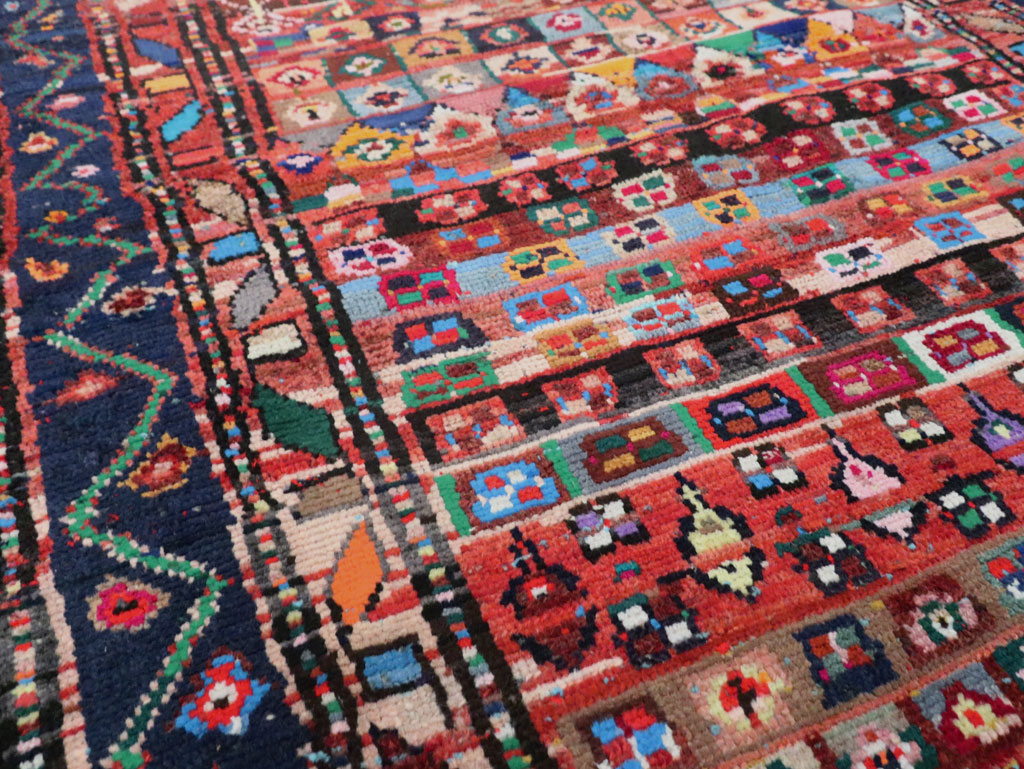 Vintage Persian Hamadan Rug, No.27383 - Gss