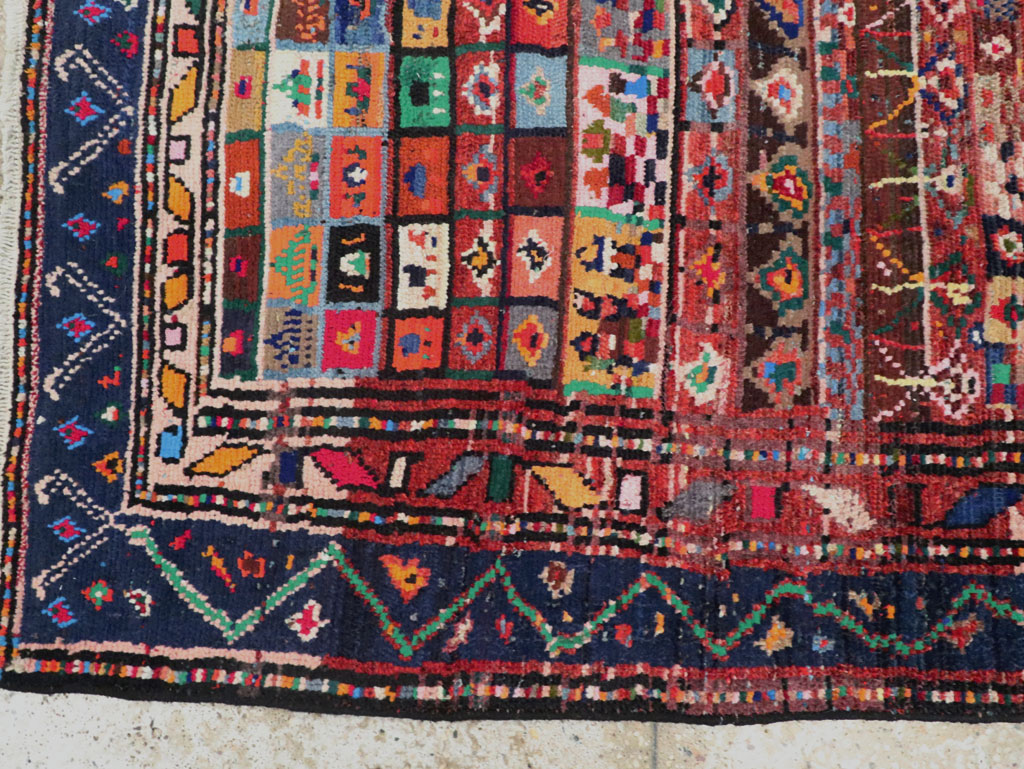 Vintage Persian Hamadan Rug, No.27383 - Gss