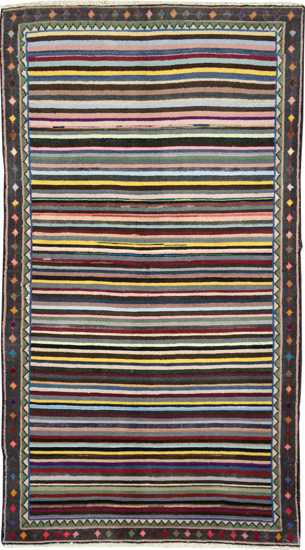 Vintage Persian Kashan Rug, No.27384 - Gss