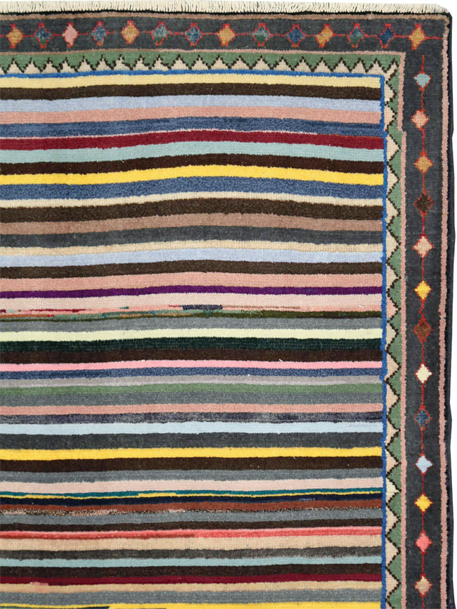 Vintage Persian Kashan Rug, No.27384 - Gss