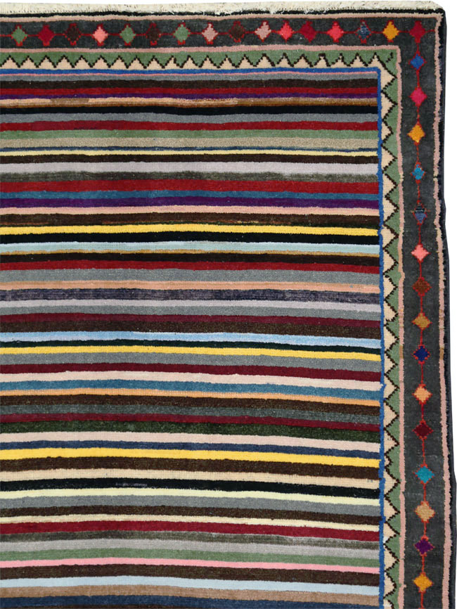 Vintage Persian Kashan Rug, No.27384 - Gss