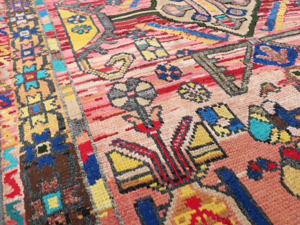 Vintage Persian Hamadan Rug, No.27392 - Gss