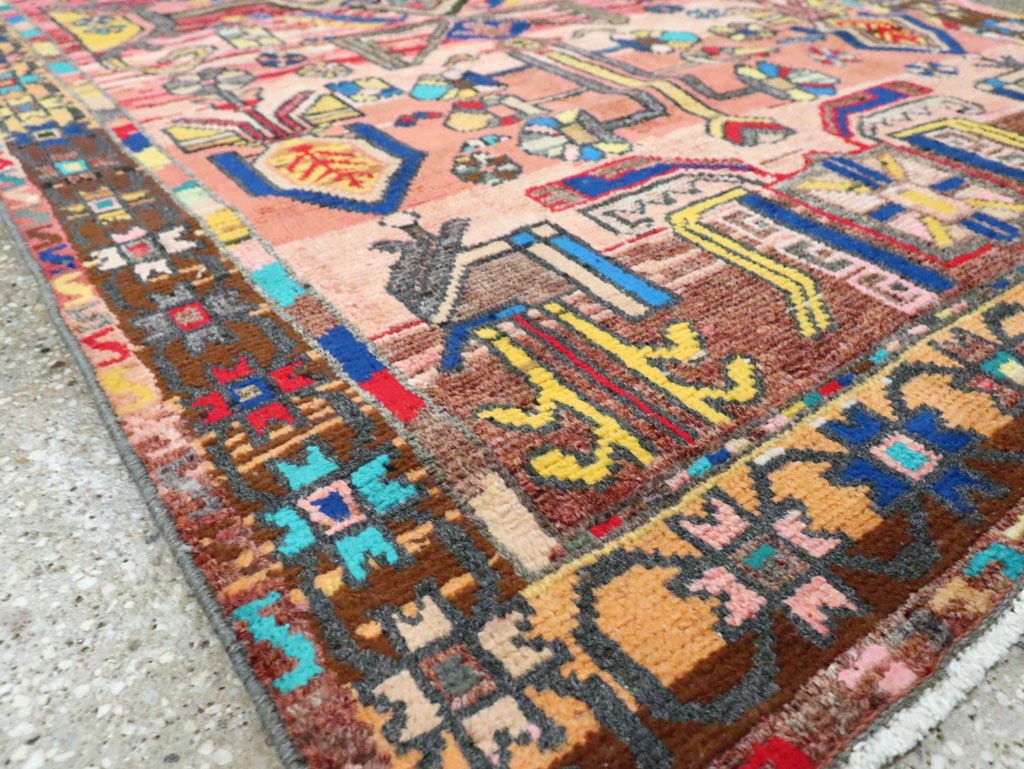 Vintage Persian Hamadan Rug, No.27392 - Gss
