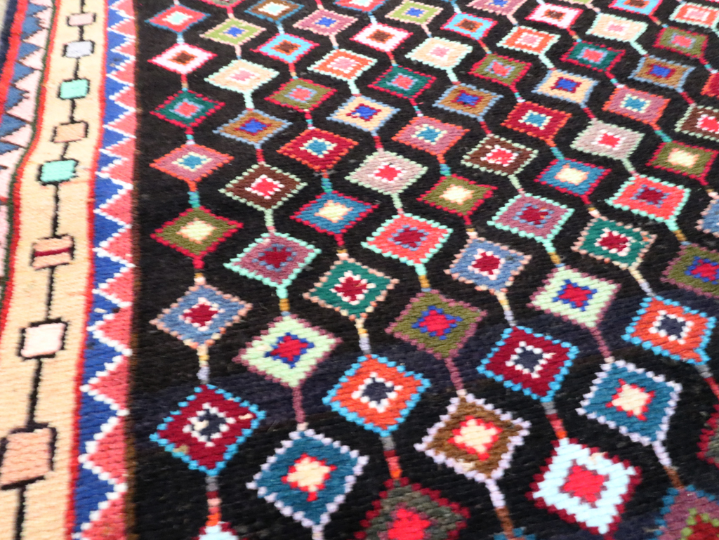 Vintage Persian Hamadan Rug, No.27393 - Gss