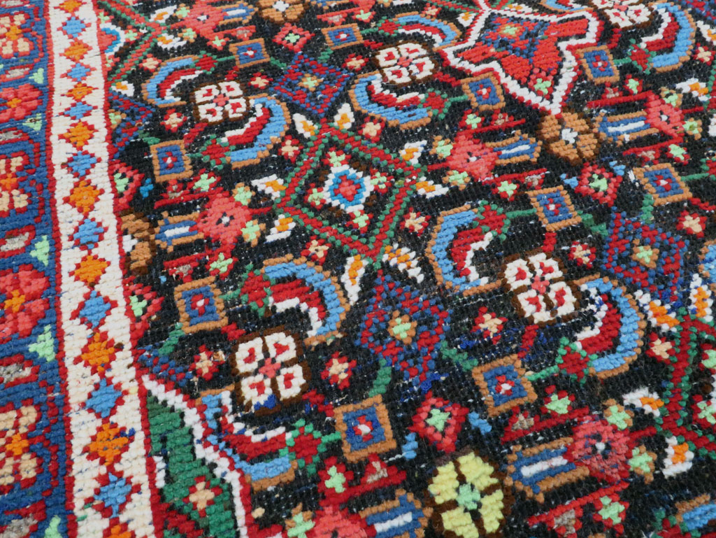 Vintage Persian Hamadan Runner, No.27397 - Gss