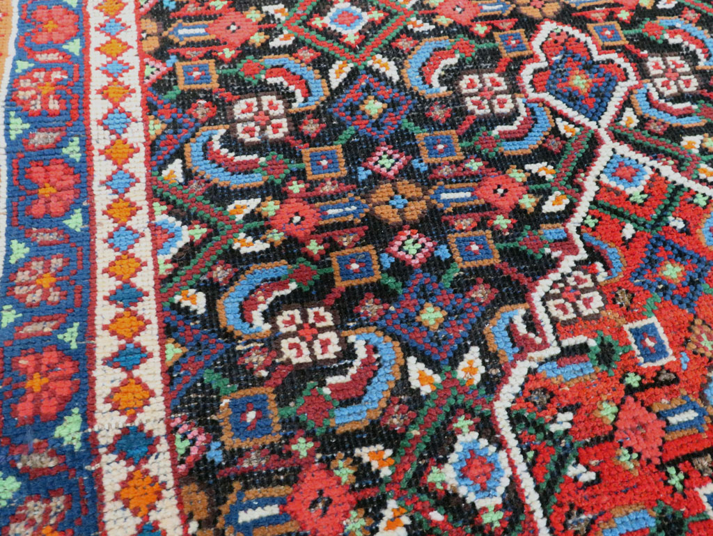 Vintage Persian Hamadan Runner, No.27397 - Gss