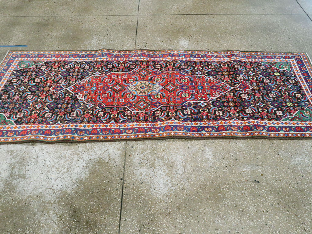 Vintage Persian Hamadan Runner, No.27397 - Gss