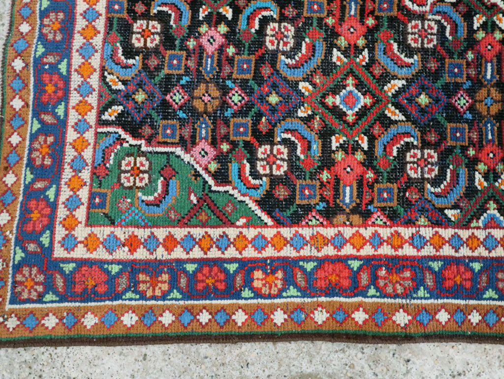 Vintage Persian Hamadan Runner, No.27397 - Gss
