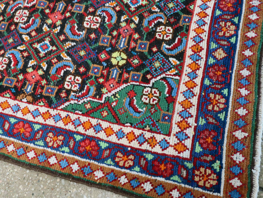 Vintage Persian Hamadan Runner, No.27397 - Gss
