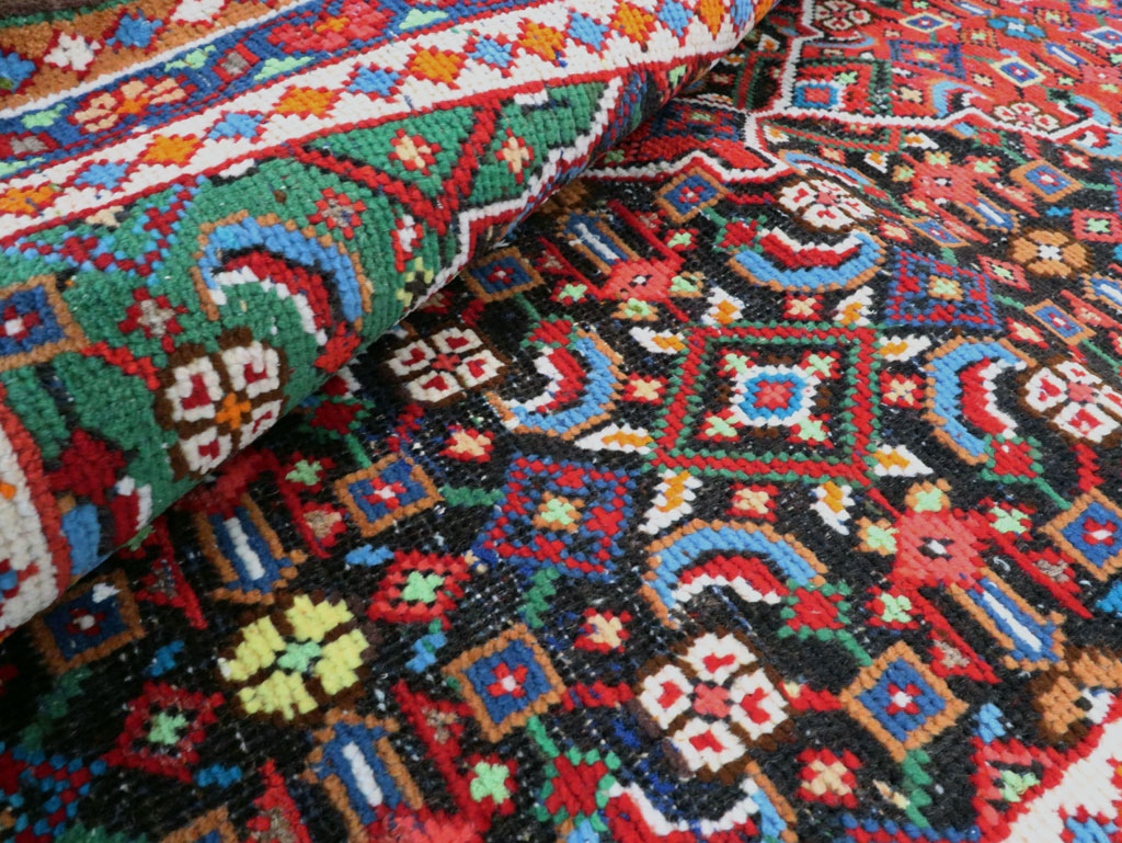 Vintage Persian Hamadan Runner, No.27397 - Gss