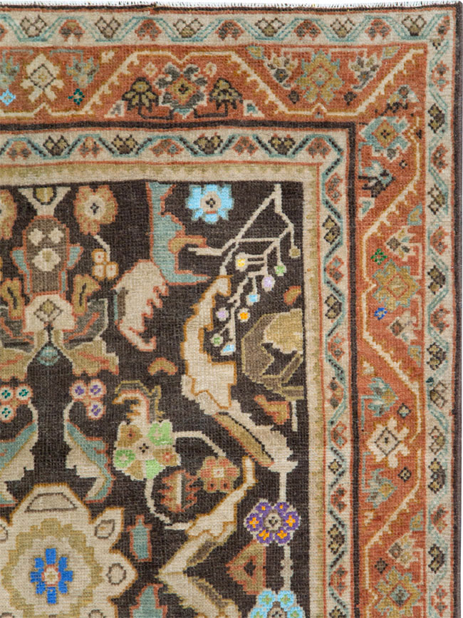 Vintage Persian Mahal Gallery Rug, No.27399 - Gss