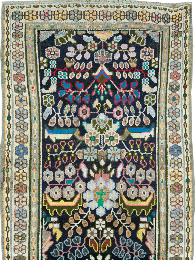 Vintage Hamadan Runner, No.27400 - Gss
