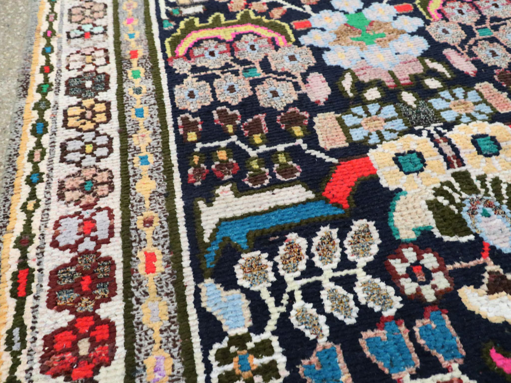 Vintage Hamadan Runner, No.27400 - Gss