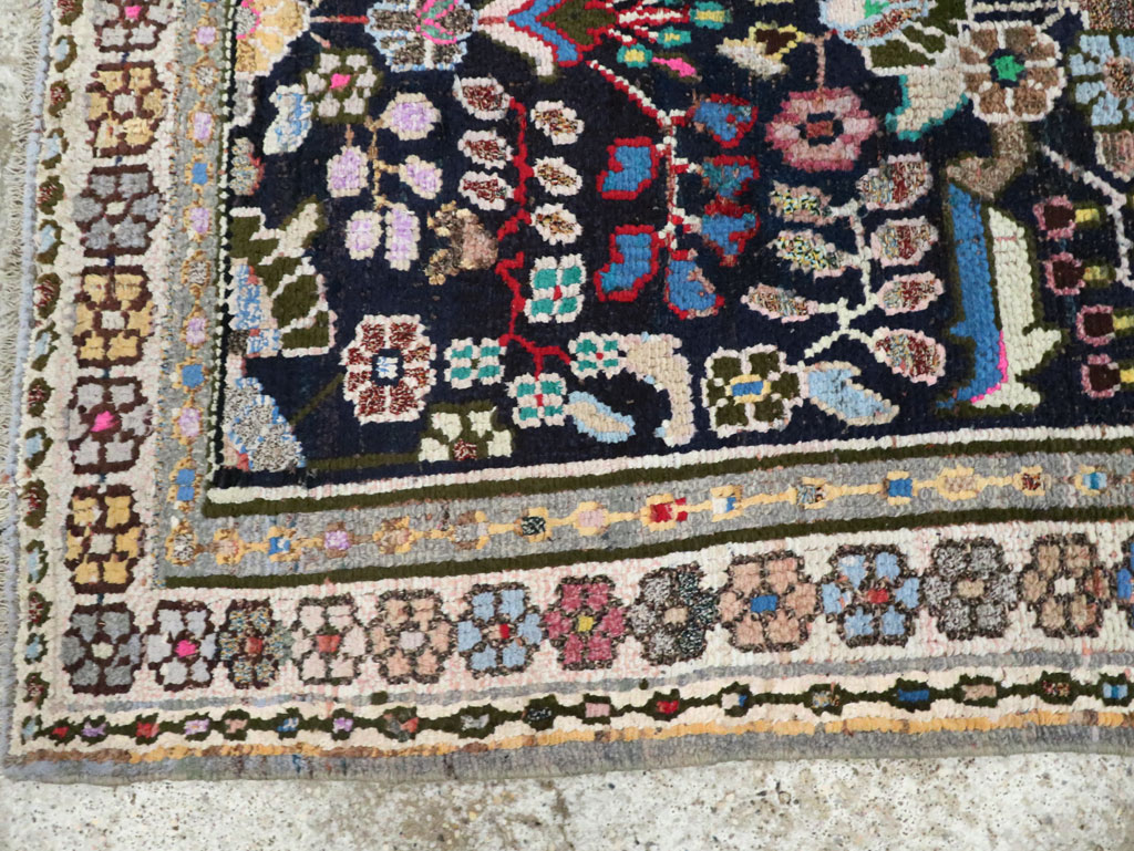 Vintage Hamadan Runner, No.27400 - Gss