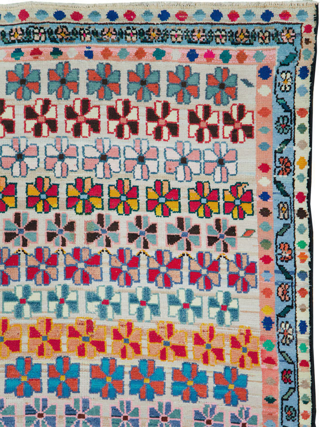 Vintage Persian Hamadan Gallery Rug, No.27406 - Gss