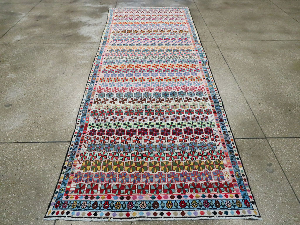 Vintage Persian Hamadan Gallery Rug, No.27406 - Gss
