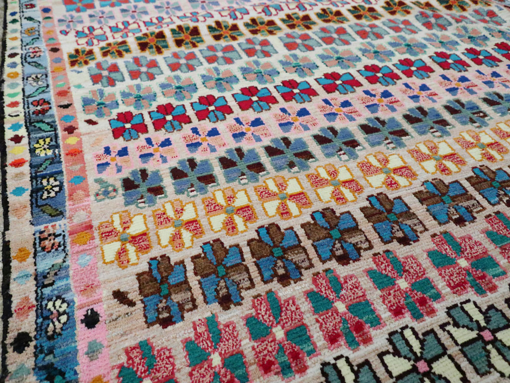 Vintage Persian Hamadan Gallery Rug, No.27406 - Gss