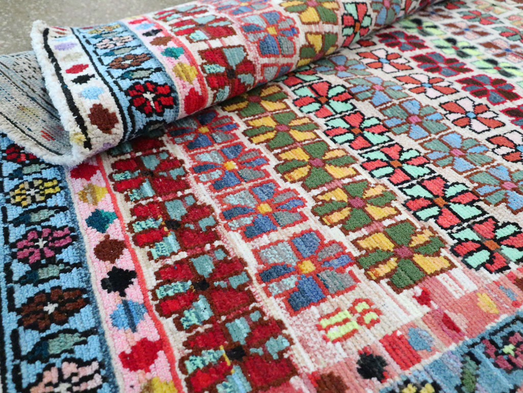 Vintage Persian Hamadan Gallery Rug, No.27406 - Gss