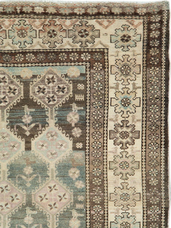 Vintage Persian Kurd Gallery Carpet, No.27418 - Gss