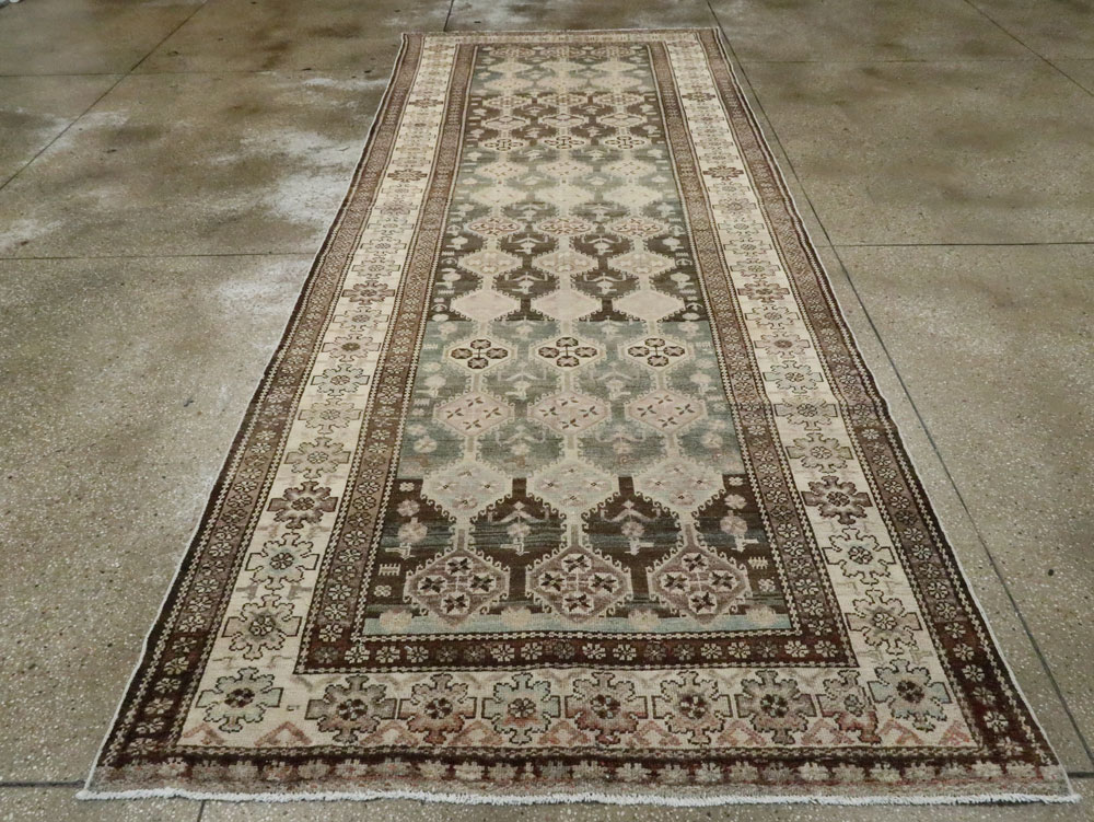 Vintage Persian Kurd Gallery Carpet, No.27418 - Gss