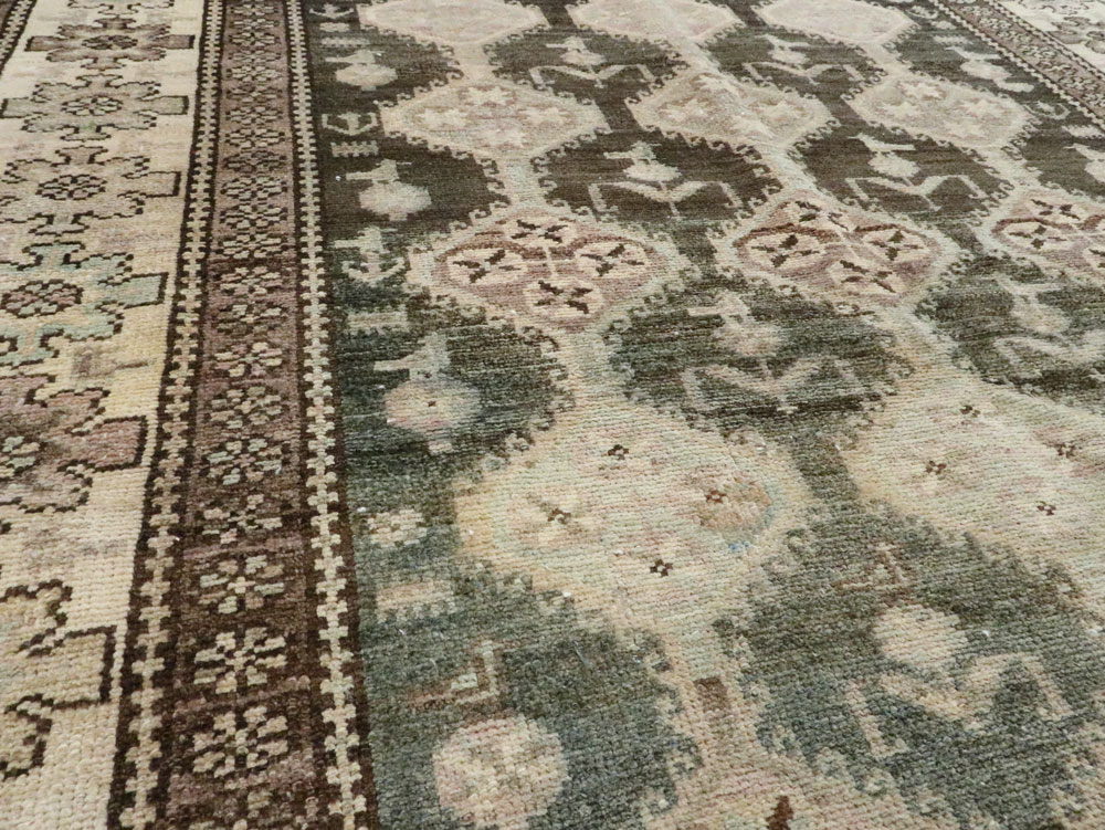 Vintage Persian Kurd Gallery Carpet, No.27418 - Gss