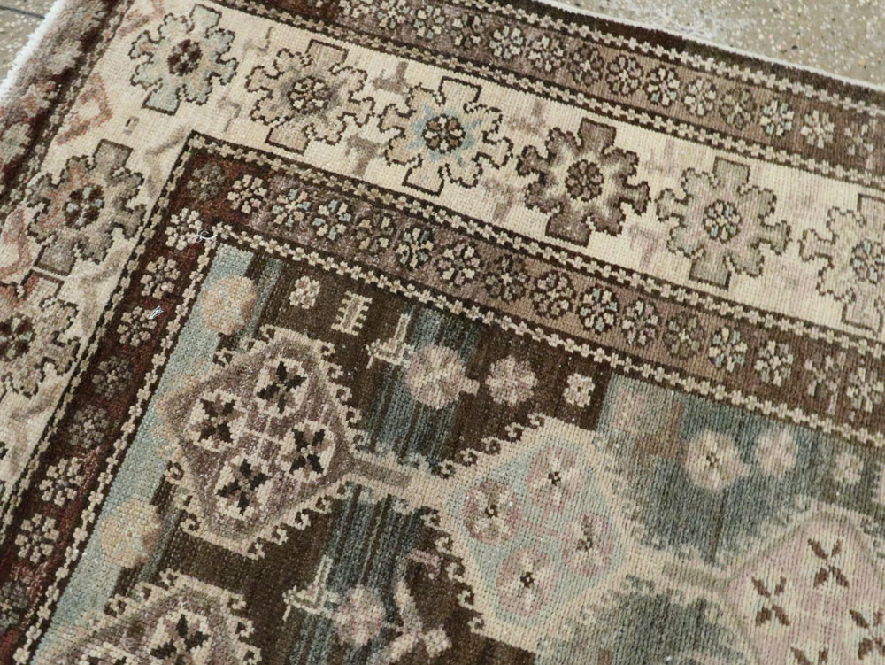 Vintage Persian Kurd Gallery Carpet, No.27418 - Gss