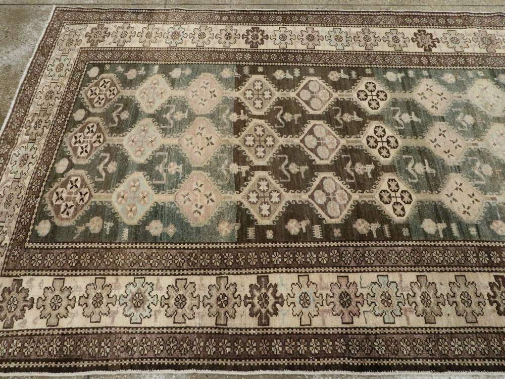 Vintage Persian Kurd Gallery Carpet, No.27418 - Gss