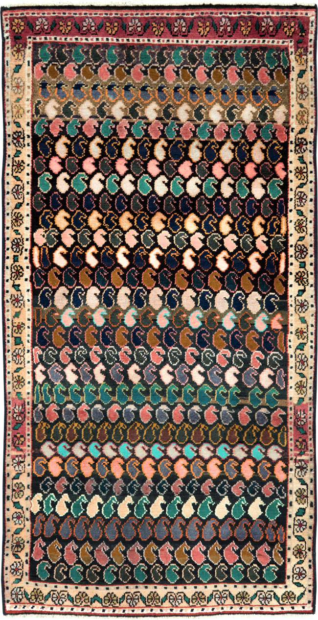 Vintage Persian Hamadan Rug, No.27425 - Gss